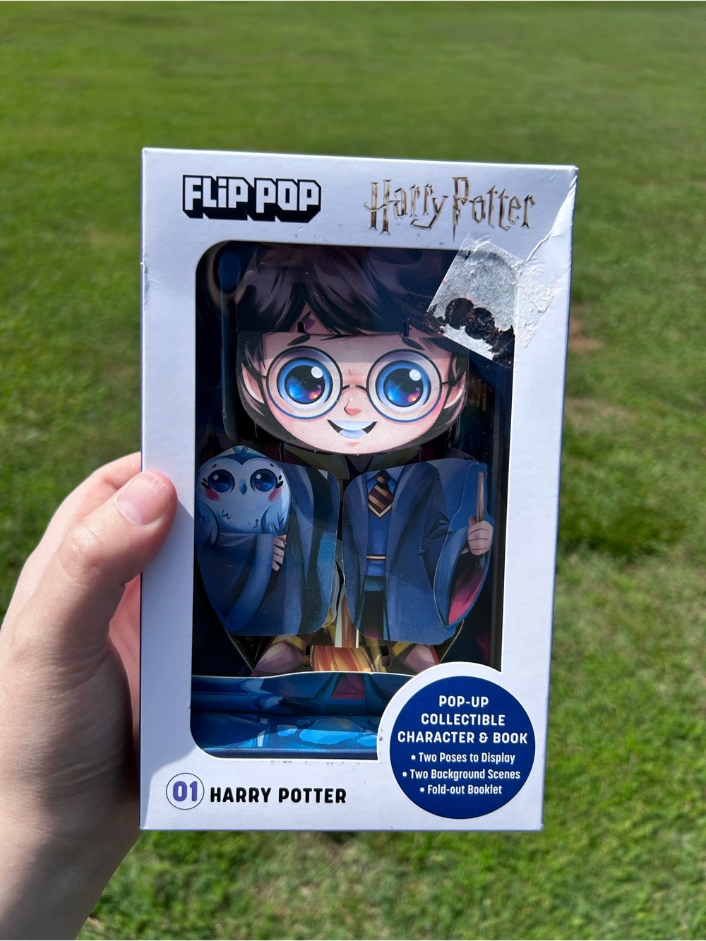Harry Potter Flip Pop Pop-Up Collectible Figure with Book